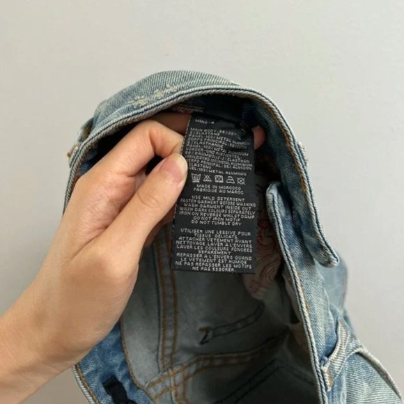 Firetrap Blackseal Denim Shorts 27 - Picture 7 of 7